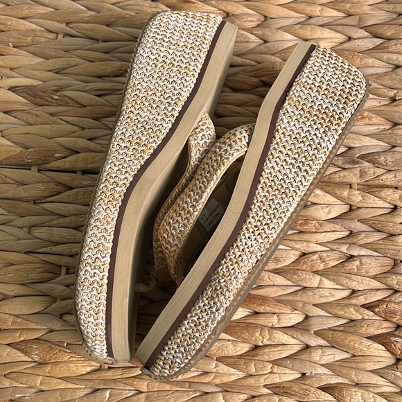 VOLATILE Canova Women's Platform Wedge Flip Flop Sandal EUC - Picture 4 of 4